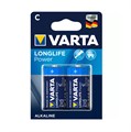 Батарея Varta Longlife Alkaline LR14C (2шт) блистер 04114101412 1955925 - фото 13314