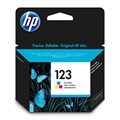 Картридж струйный HP 123 F6V16AE многоцветный (100стр.) для HP DJ 2130/2620/2630/2632/3639 - фото 13443
