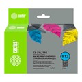 Картридж струйный Cactus CS-3YL77AE 912 голубой (5мл) для HP OfficeJet 8010/8012/8013/8014/8015/8020 1857426 - фото 14521