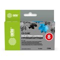 Картридж струйный Cactus CS-CLI8C CLI-8C голубой (13.4мл) с чипом 690099