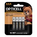 Батарея Opticell Professional LR03 AAA (4шт) блистер 6052002 2149817