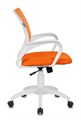 Кресло Бюрократ CH-W695N оранжевый TW-38-3 TW-96-1 сетка/ткань крестовина пластик пластик белый 1169419