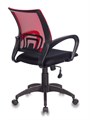 Кресло Бюрократ CH-695N красный TW-35N сиденье черный TW-11 сетка/ткань крестовина пластик 1163178
